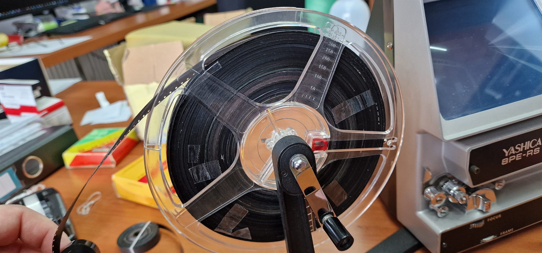 8mm filmski koluti in filmska oprema